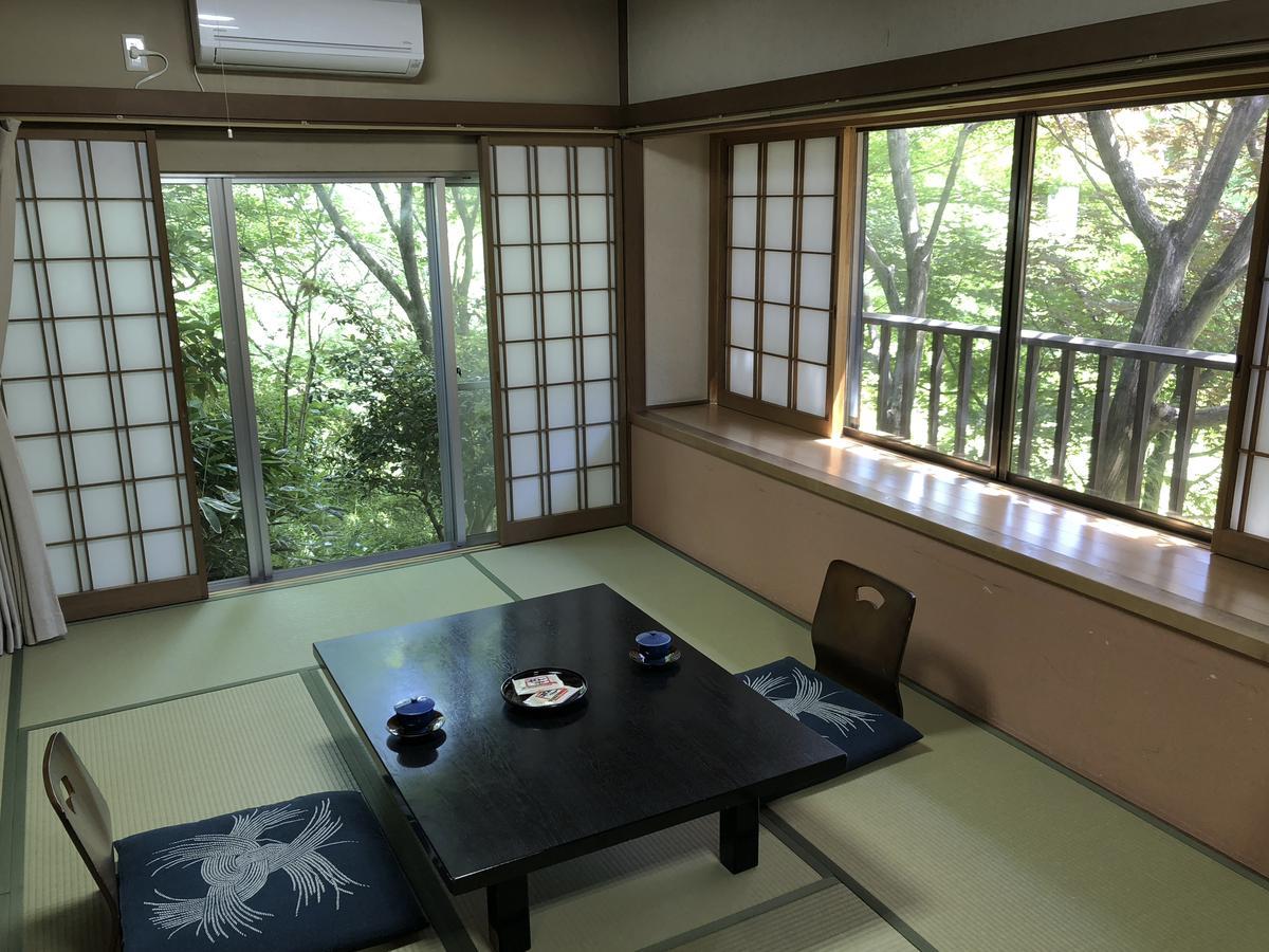 Takasaki Kannonyama Onsen Kinzanso Hotel Bagian luar foto