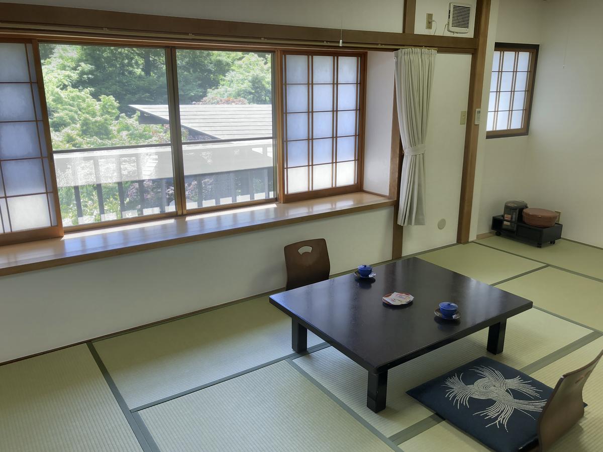Takasaki Kannonyama Onsen Kinzanso Hotel Bagian luar foto